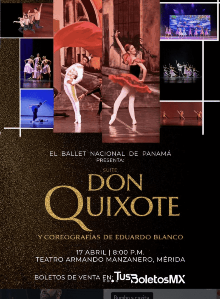 Don Quixote — Ballet Nacional de Panamá in Teatro Armando Manzanero in Merida Yucatan