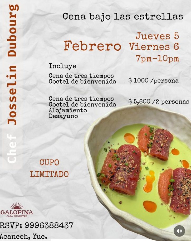 February 5 & 6: Dinner Under the Stars at Galopina Casa Silvestre