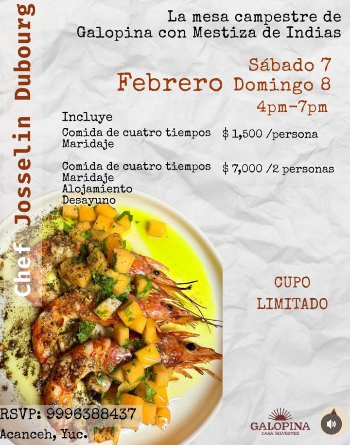 February 7 & 8: Countryside Table – Galopina x Mestiza de Indias