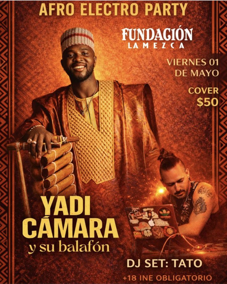 May 1: Afro Electro Party — Fire, Rhythm & Groove in la Fundación mezcaleria