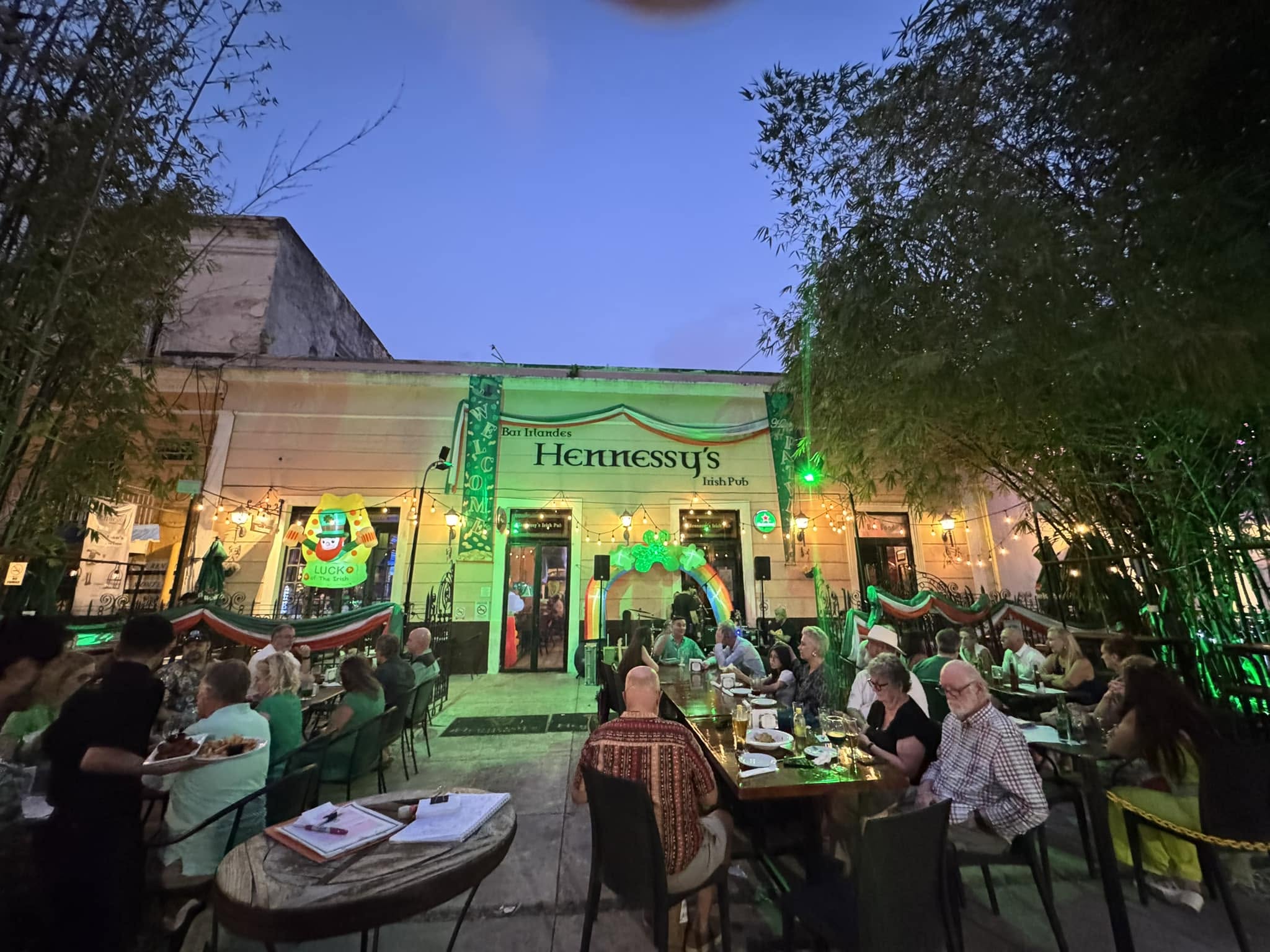 Merida Yucatan Hennessy outside
