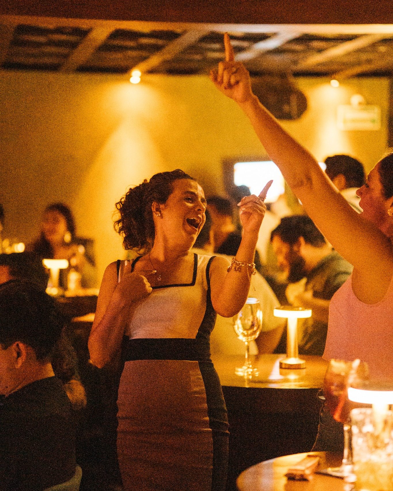 Merida Yucatan Lennon bar people singing