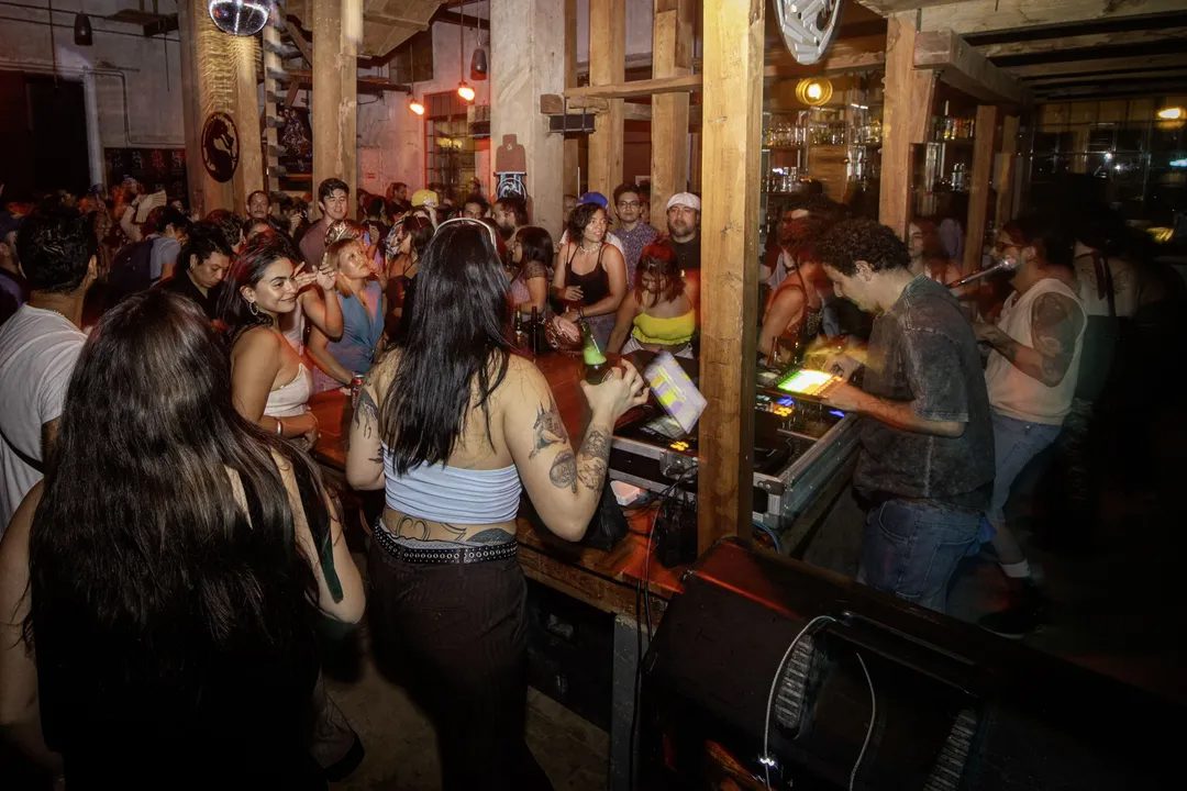 Merida Yucatan Salon gallos people enjoying themselves